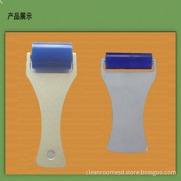 Aluminium Handle 1inch - 14inch Manual Cleanroom Blue Tacky Sticky Silicon Roller